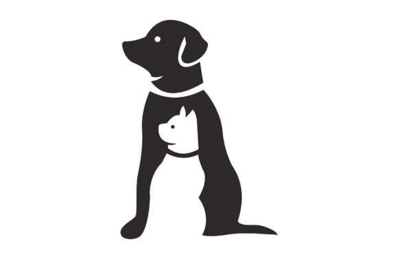 Embroidery Logo Review: Dog and Cat Pet Logo Design