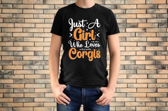 Girls Loves Corgis T-shirt