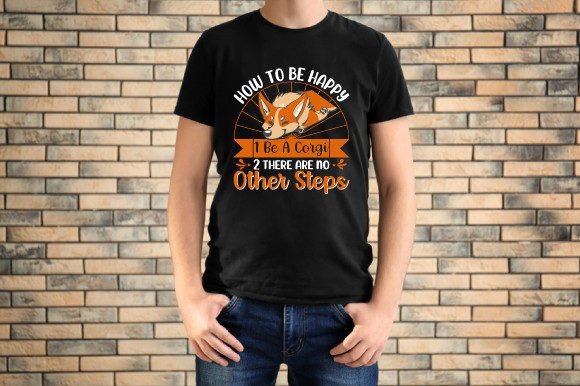 Happy Corgis T-Shirt Design
