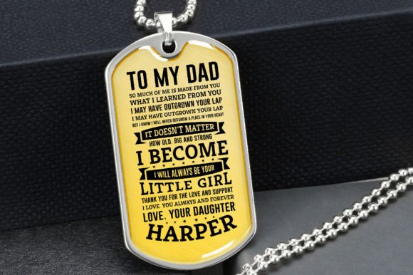 Necklace Dog Tag Design