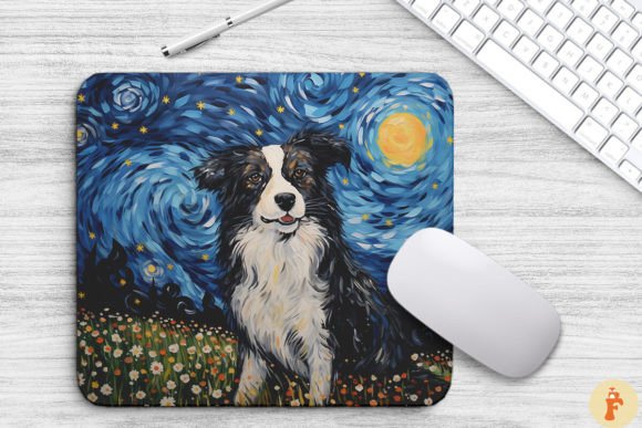 Starry Night Australian Shepherd Dog
